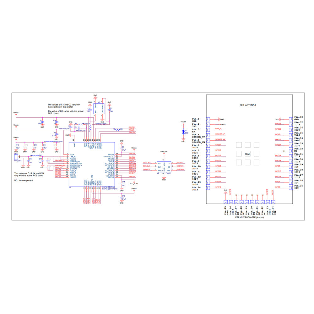 ESP32-WROOM-32E-N4(4MB)