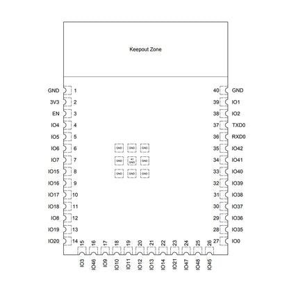 ESP32-S3-WROOM-1-N4(4MB）