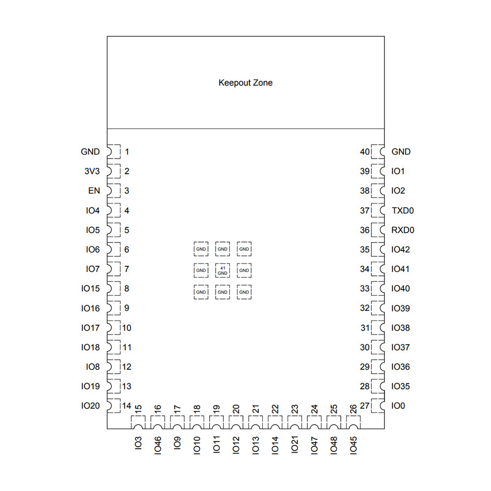 ESP32-S3-WROOM-1U-N8R8